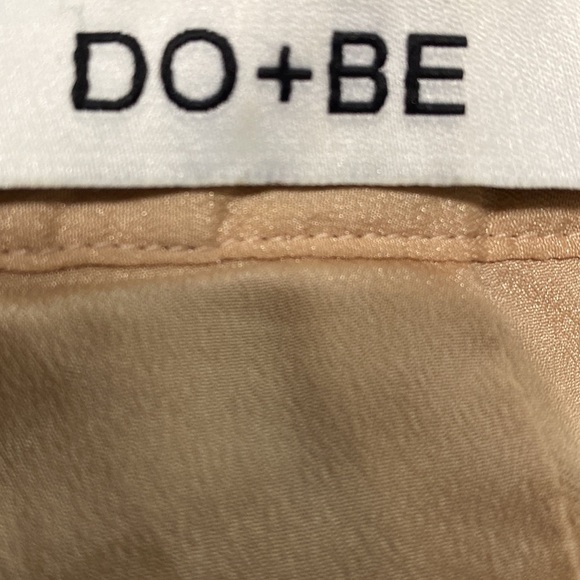 Do + Be Light Blue Lace Front Cutout Sleeveless Open Back Halter Romper Size S - Picture 6 of 7